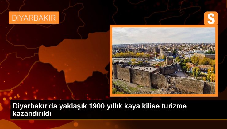 Diyarbakır’ın Eğil ilçesindeki 1900 yıllık kaya kilise turizme kazandırıldı